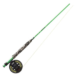 Young angler casting with Redington Minnow 580-4 outfit