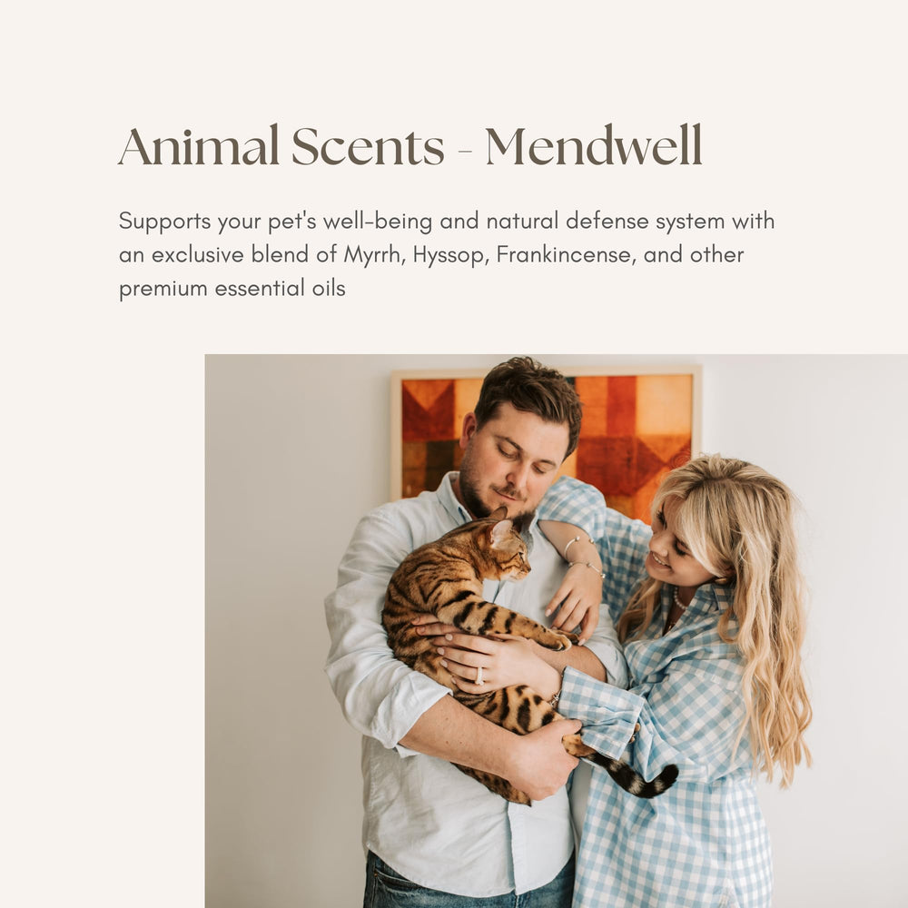 Young Living Mendwell-coat-shine frame highlights healthy-looking fur and gloss