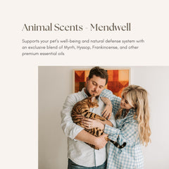 Young Living Mendwell-coat-shine frame highlights healthy-looking fur and gloss