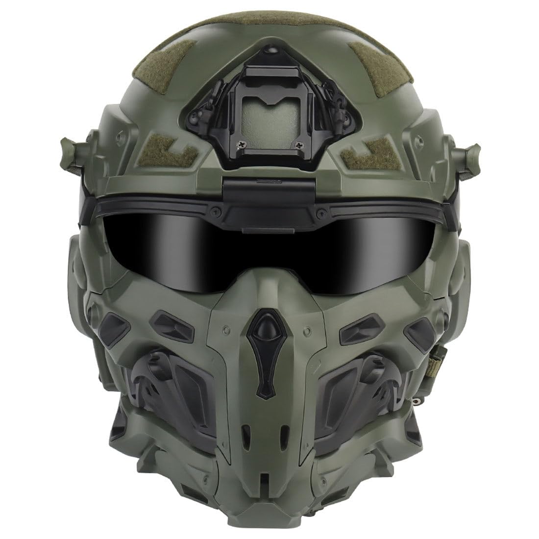 YounggDiy HL-98 helmet front view shows a durable ABS shell for rugged outdoor use.