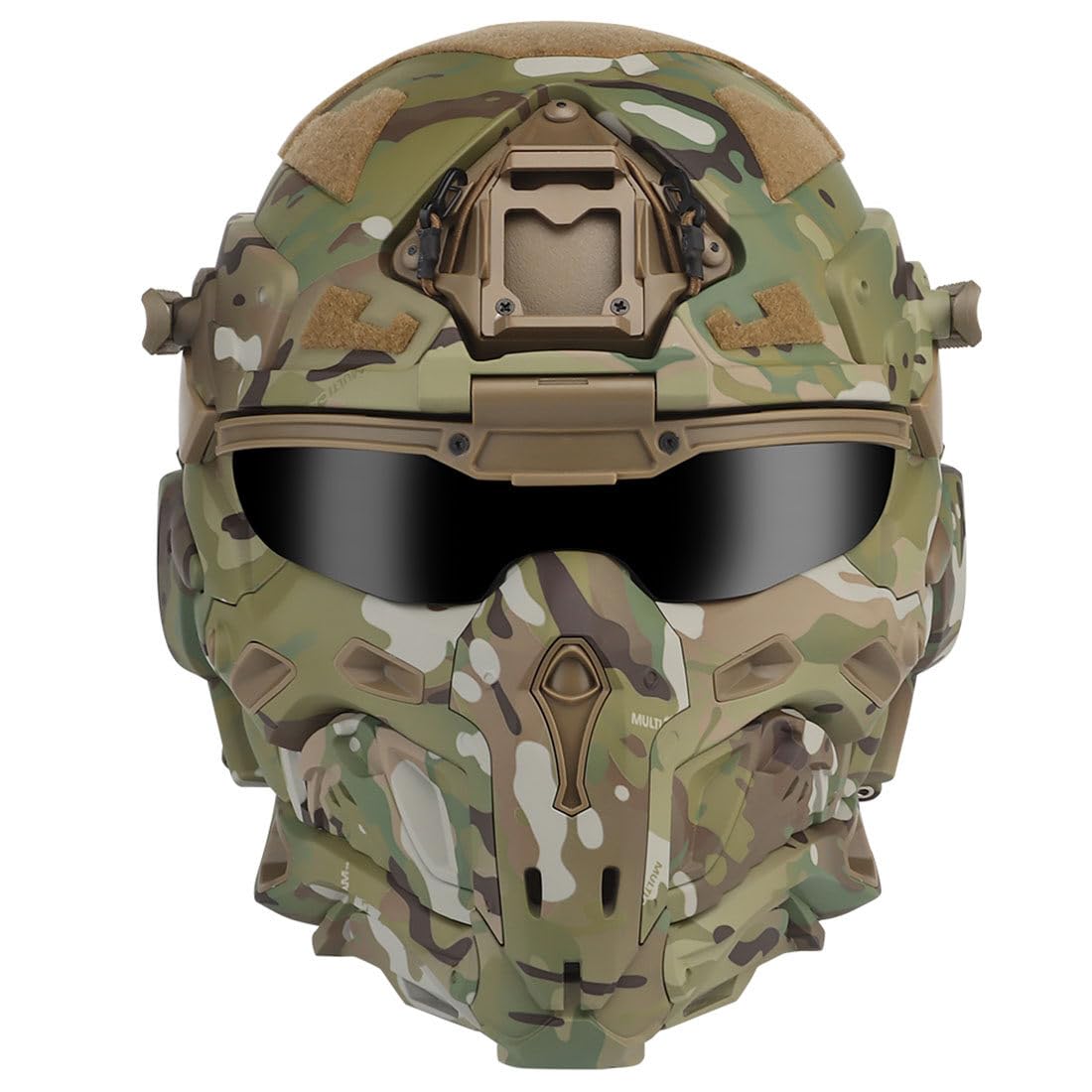 YounggDiy HL-98 helmet front view shows rugged ABS and nylon protection.