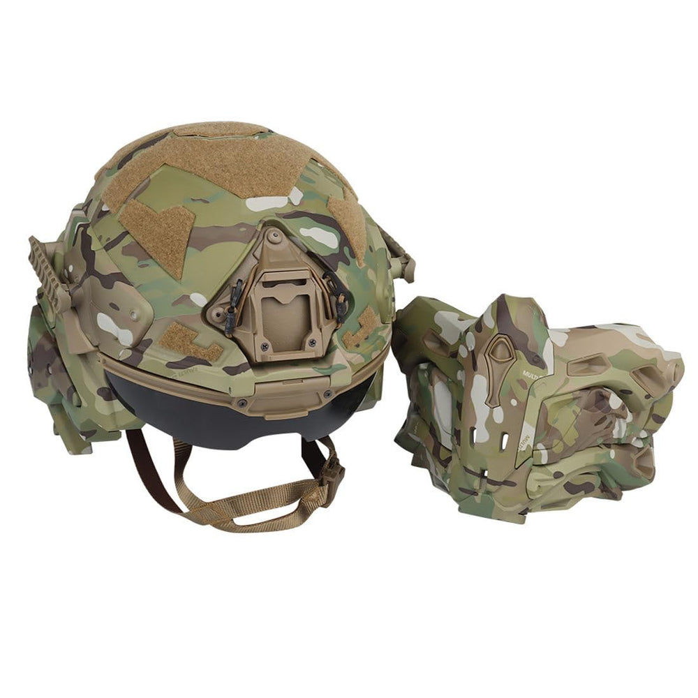 YounggDiy HL-98 helmet with rails accepts compatible accessories.