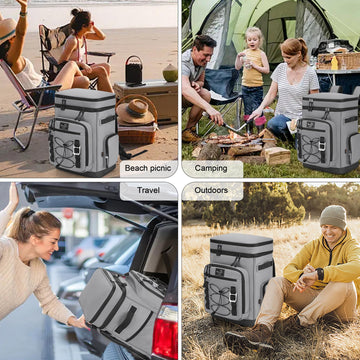 YOUNGOA 42Cans cooler backpack dimensions demonstrate generous capacity up to 35 cans.