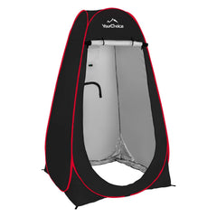 Your Choice Pop Up Privacy Tent folded compactly for easy transport and quick setup.