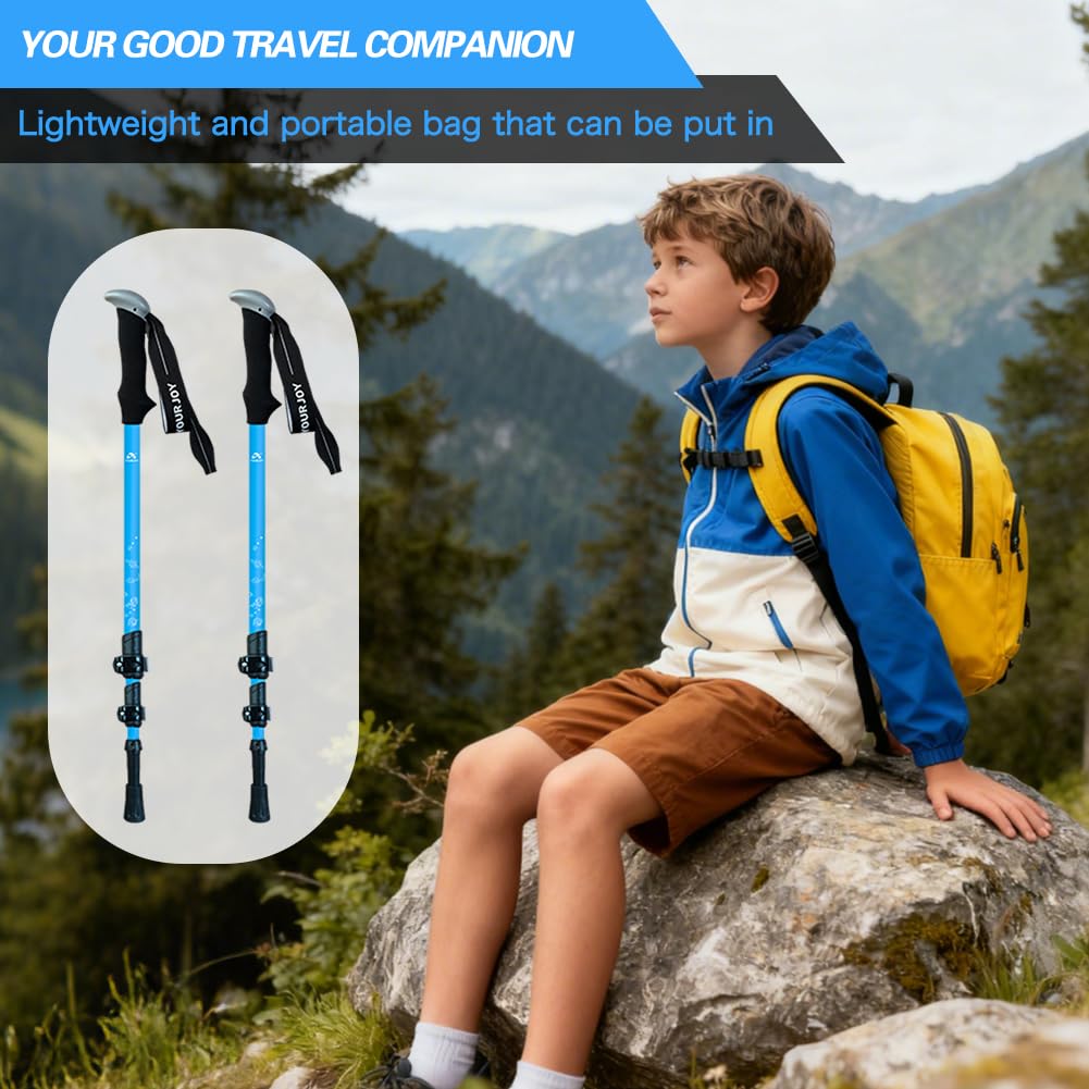 Yourjoy hiking poles aluminum shaft delivers lightweight durability on trails