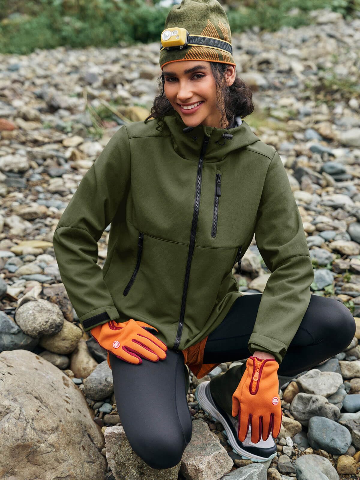 Yousify womens fleece-lined rain jacket fleece-lining closeup adds soft warmth and comfort