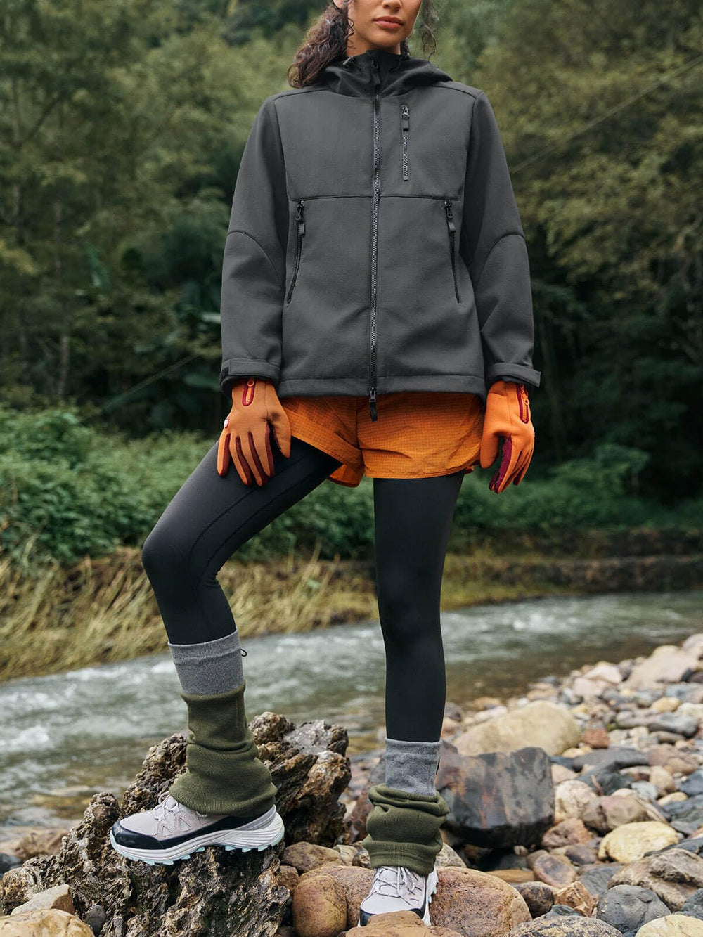 Yousify jacket pocket and zipper design keeps essentials secure during activities