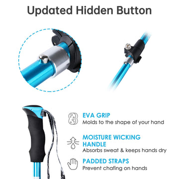 YOVITAL Non-slip PP + EVA handle absorbs sweat for all-day comfort.