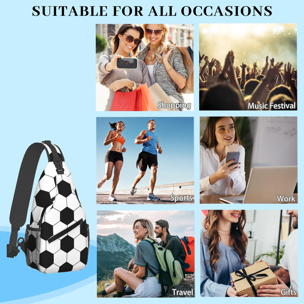YOZIRIBO sling bag durable material stands up to daily adventures