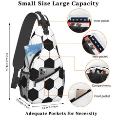 YOZIRIBO sling bag side pocket holds water bottle or umbrella