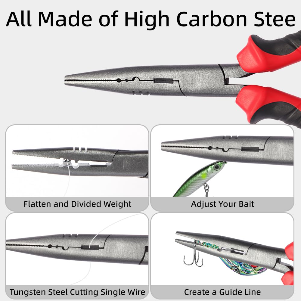 YQANDL fish hook remover tool integrated into pliers