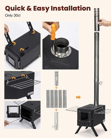 YRenZ outdoor cooking with this stove enables hot meals on trails