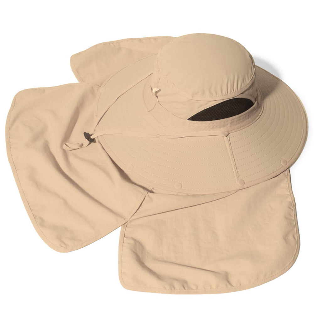 YR.Lover Sun Blocker Hat large brim shields face and ears outdoors