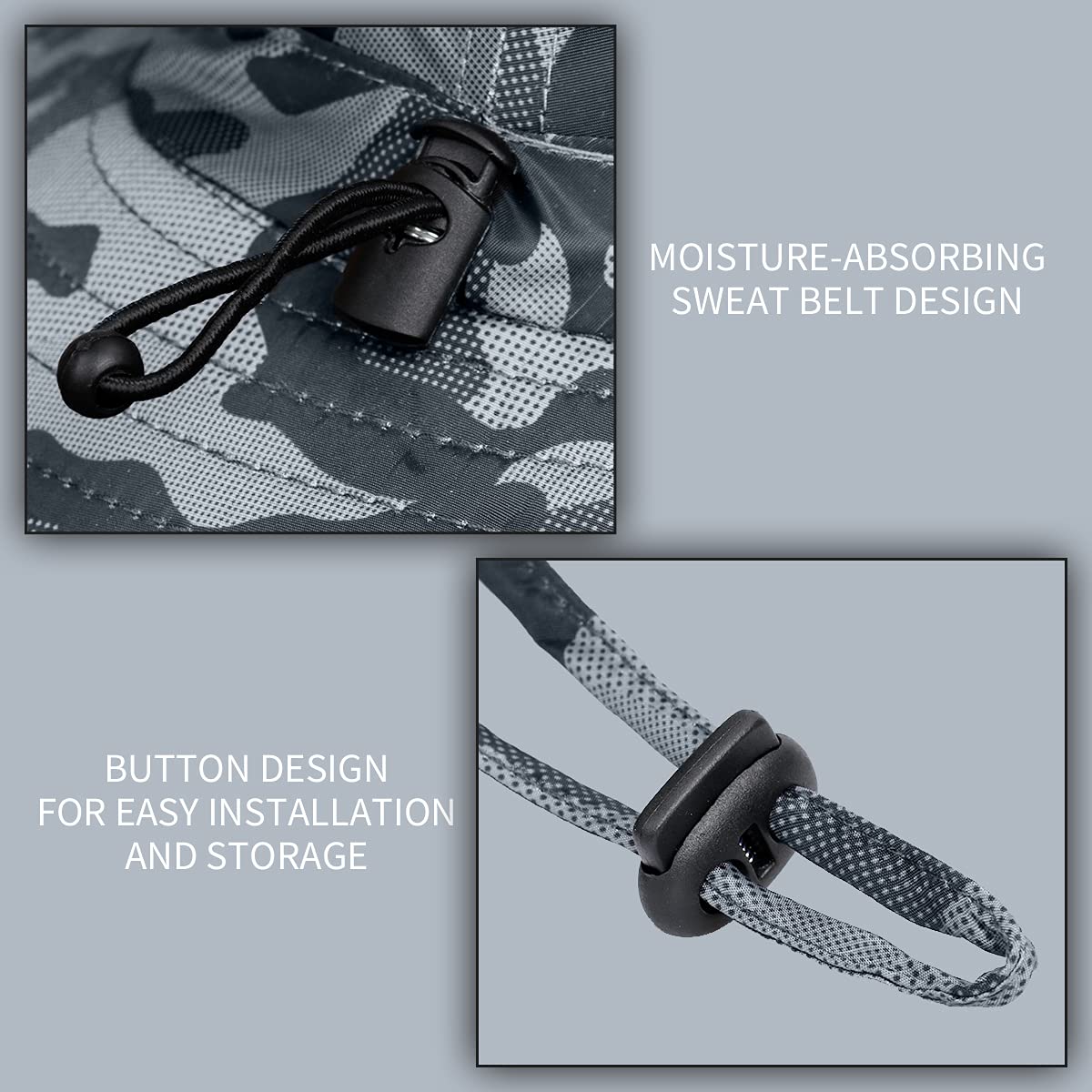 YR.Lover Hat ventilation mesh demonstrates airflow for hot sunny days.