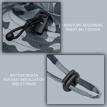 YR.Lover Hat ventilation mesh demonstrates airflow for hot sunny days.