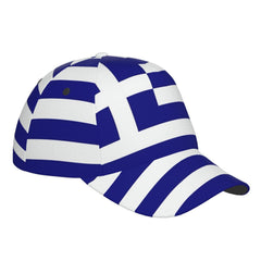 YSBYEIU Greece flag cap back view showing adjustable closure