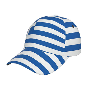 YSBYEIU Greece flag cap front view, lightweight and breathable daily wear