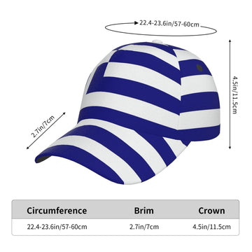 YSBYEIU Greece flag hat made of polyester for outdoor use