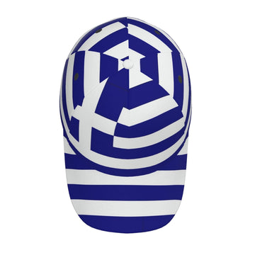 YSBYEIU Greece flag cap on vacation-ready setup