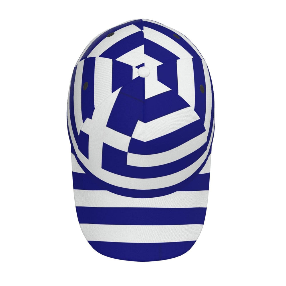 YSBYEIU Greece flag cap on vacation-ready setup