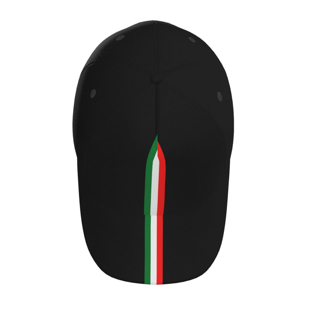 YSBYEIU Italian Flag Baseball Cap adjustable closure for secure, versatile sizing.