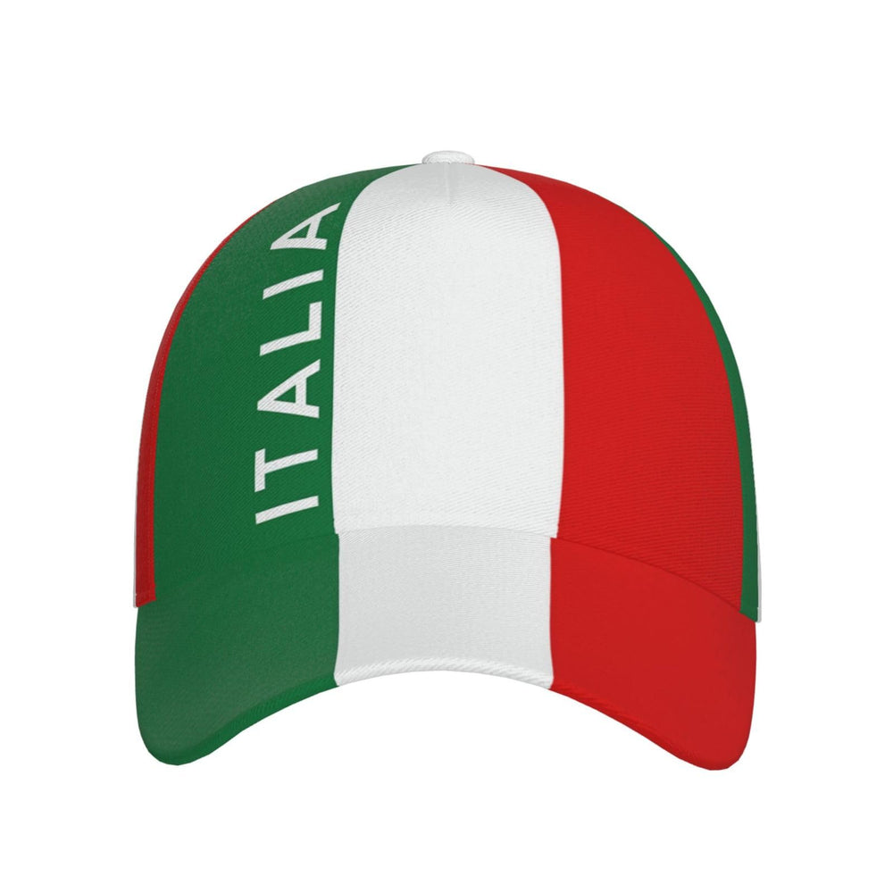 YSBYEIU Italian Flag cap back view with adjustable strap