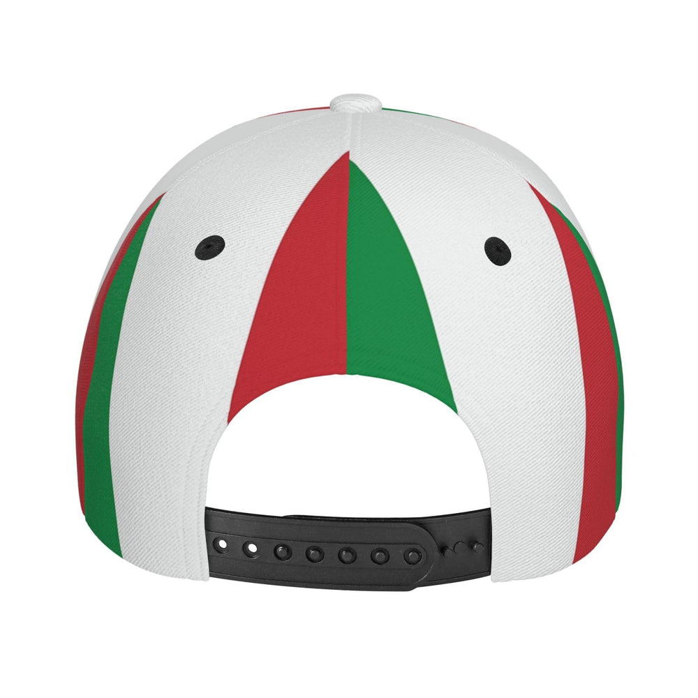 YSBYEIU Italian flag baseball cap breathable crown panel for comfort