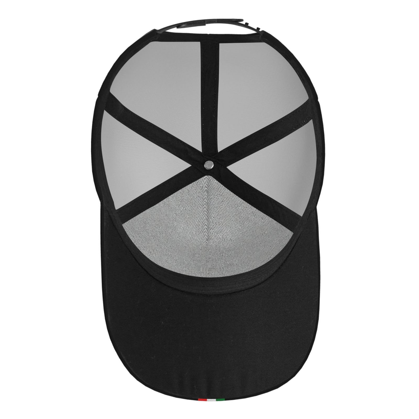 YSBYEIU Italian Flag Baseball Cap breathable polyester material keeps you cool.