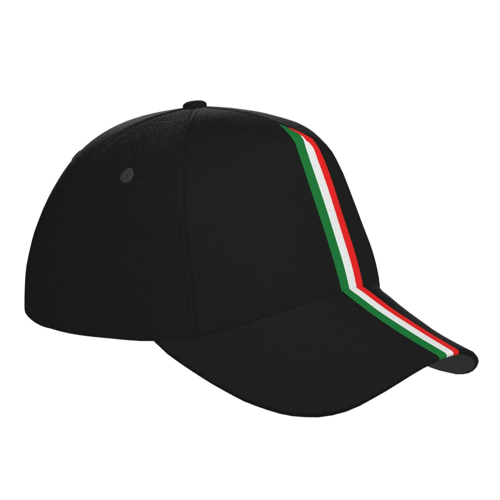 YSBYEIU Italian Flag Baseball Cap packable fold design, easy to carry on trips.