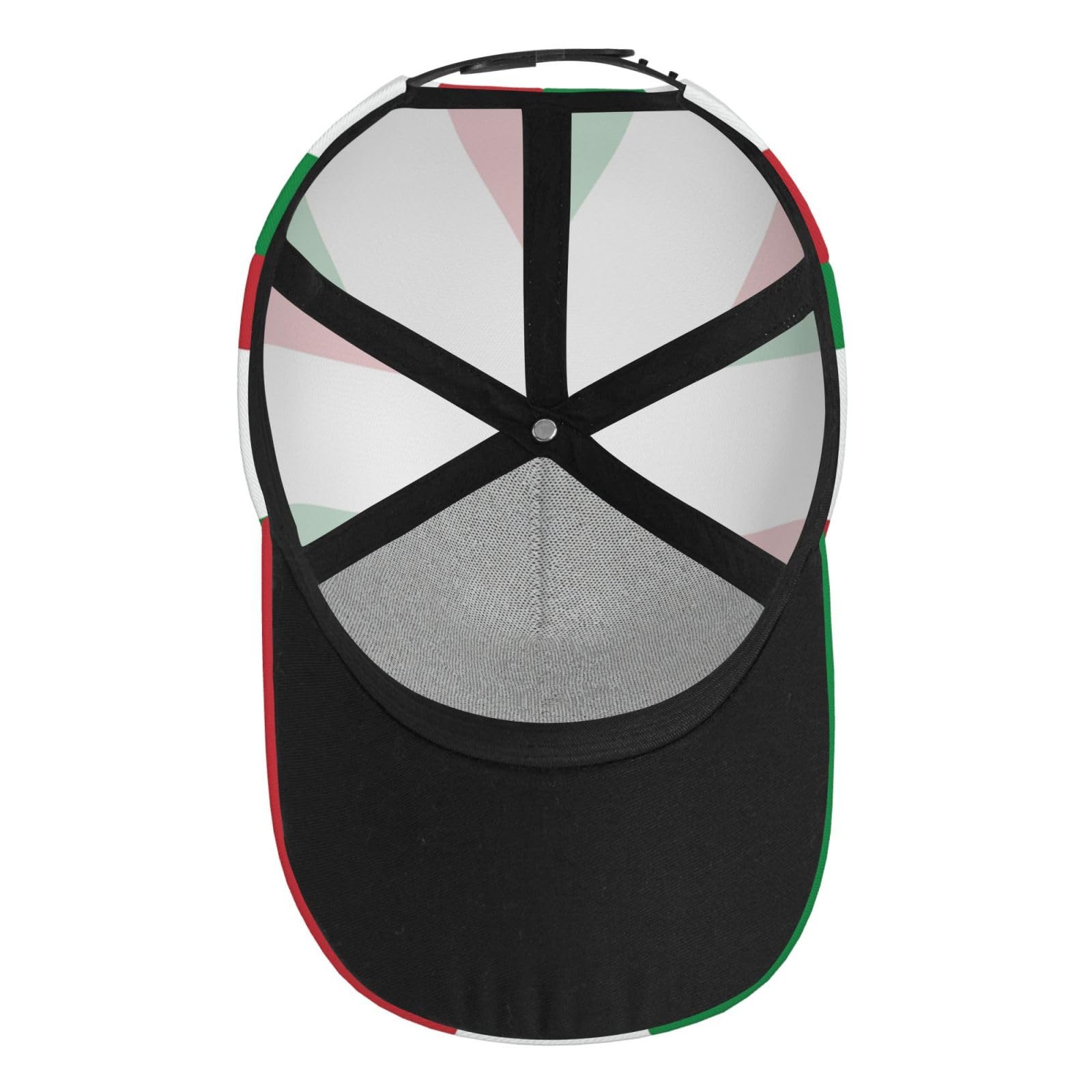YSBYEIU Italian flag baseball cap unisex fit for men and women