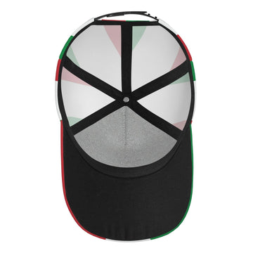 YSBYEIU Italian flag baseball cap unisex fit for men and women