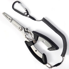 YsDiYxYw fishing pliers with lanyard – compact stainless steel design