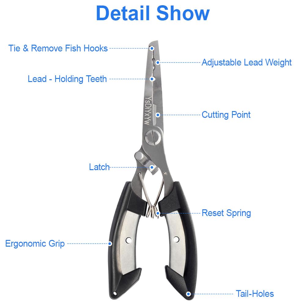 Pliers suitable for saltwater and freshwater environments