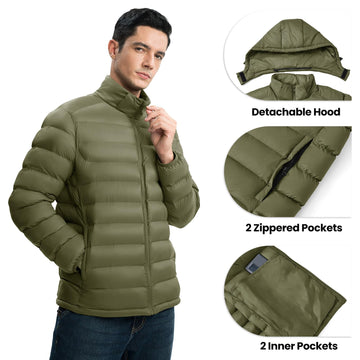 YSENTO stand-up collar design adds neck warmth during chilly commutes