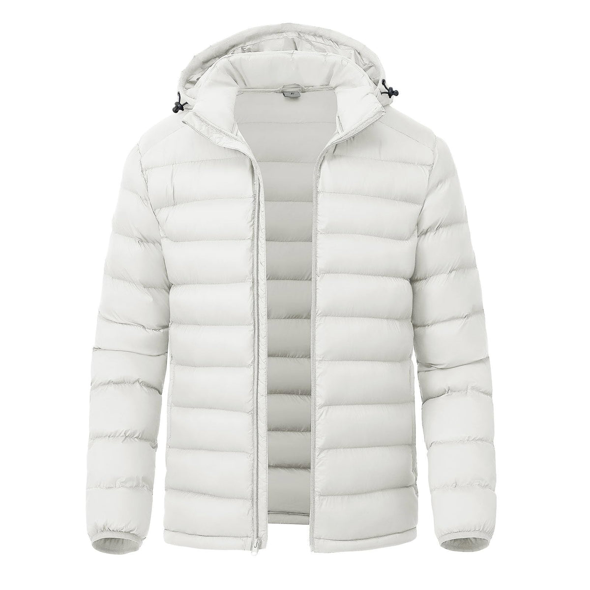 YSENTO men's down-alternative jacket front view for lightweight warmth and easy layering