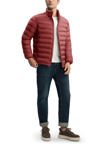 YSENTO model wearing the jacket, showcasing versatile winter-ready styling