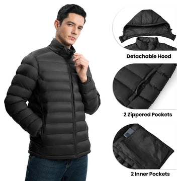 YSENTO water-resistant shell close-up for durable dry-weather performance
