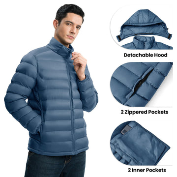 YSENTO elasticized cuffs block wind for a snug, comfortable fit.