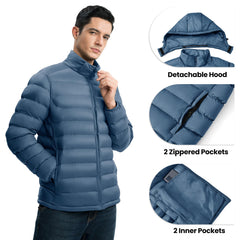 YSENTO elasticized cuffs block wind for a snug, comfortable fit.