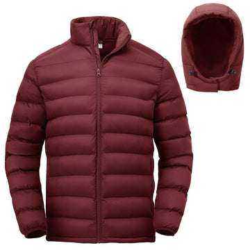 YSENTO wind-blocking stand-up collar coat shields against chilly gusts.