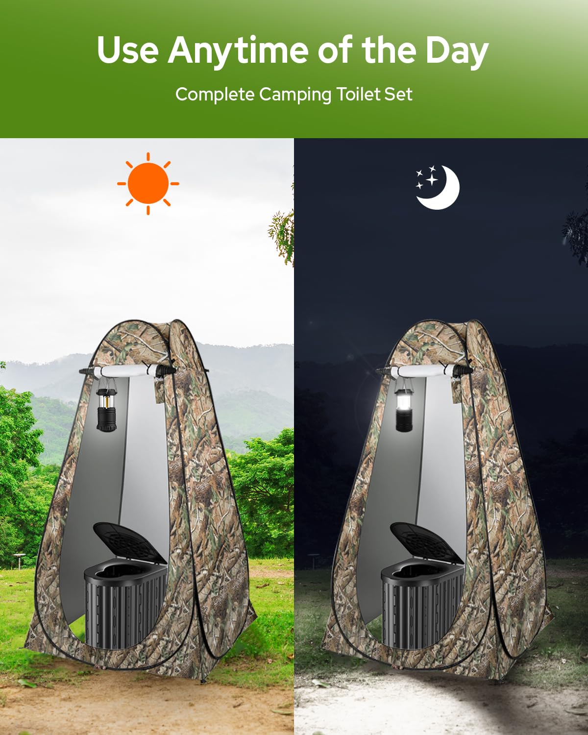YSR VEF camping lantern provides reliable light for safe nighttime use.