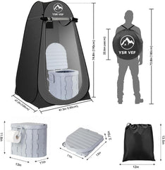 YSR VEF camping lantern illuminates the campsite for safer night activities.