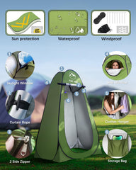 YSR VEF ergonomic camping toilet with tall, cushioned seat for comfort.