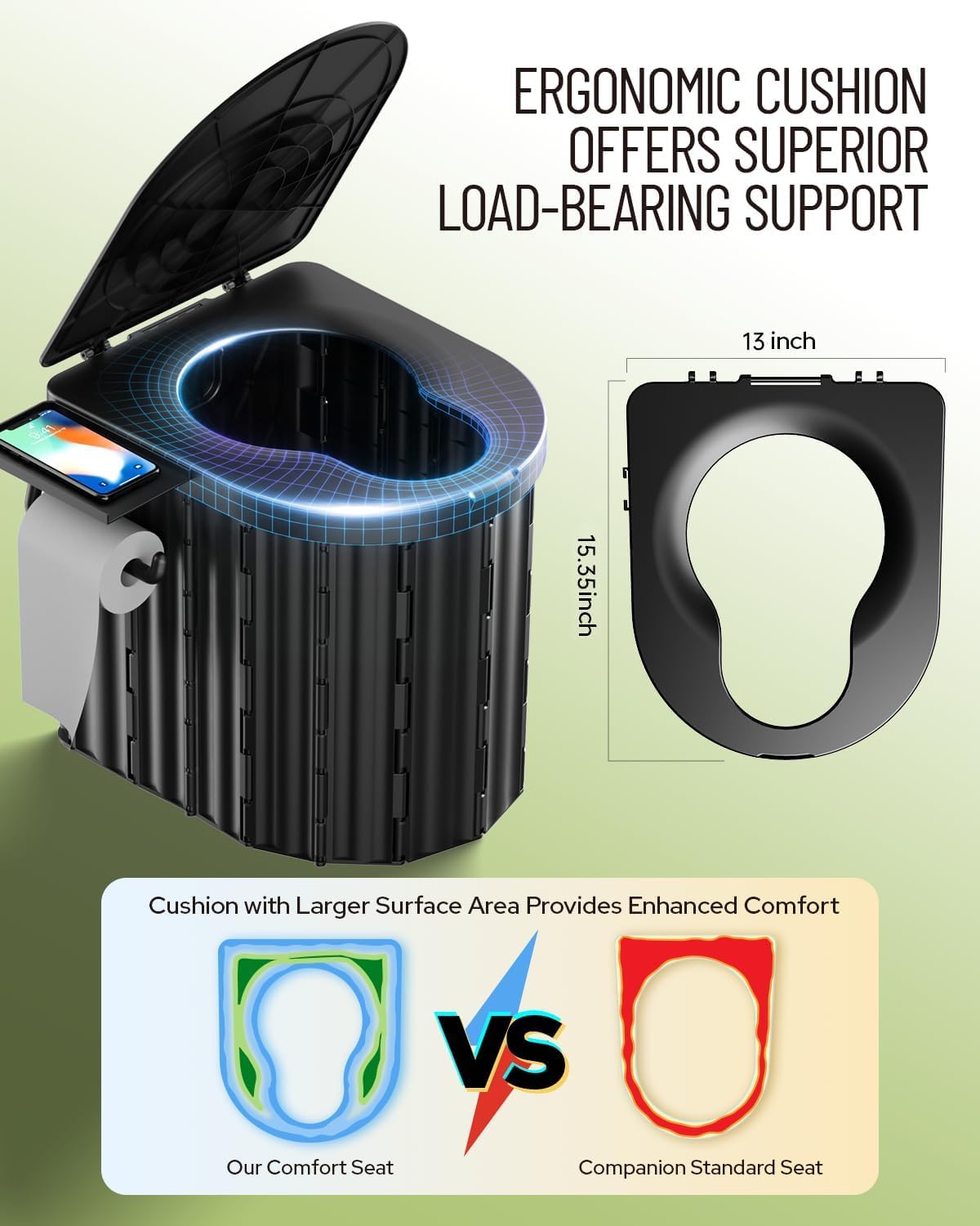 YSR VEF poo gel and trash bags control odors for camping