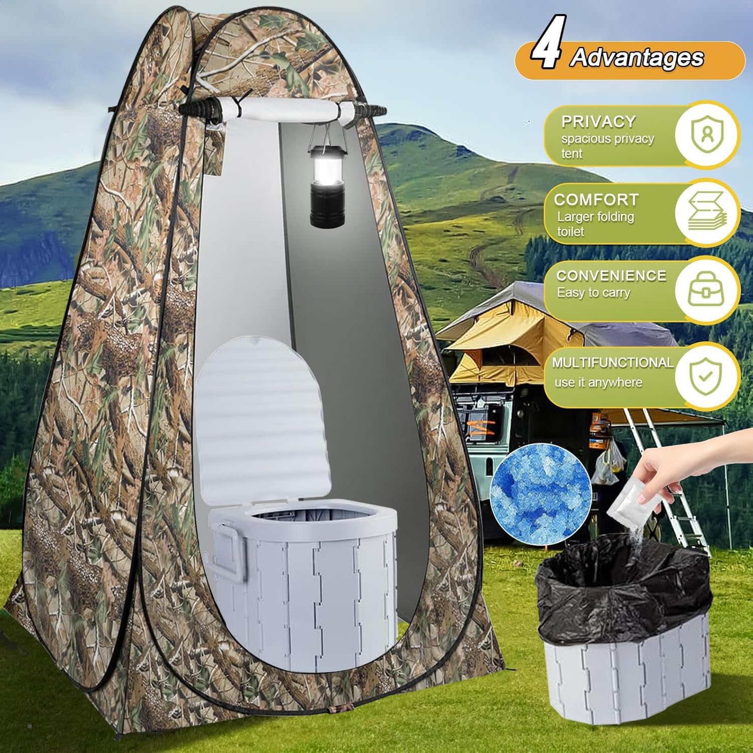 YSR VEF changing room keeps you or gear private after hiking