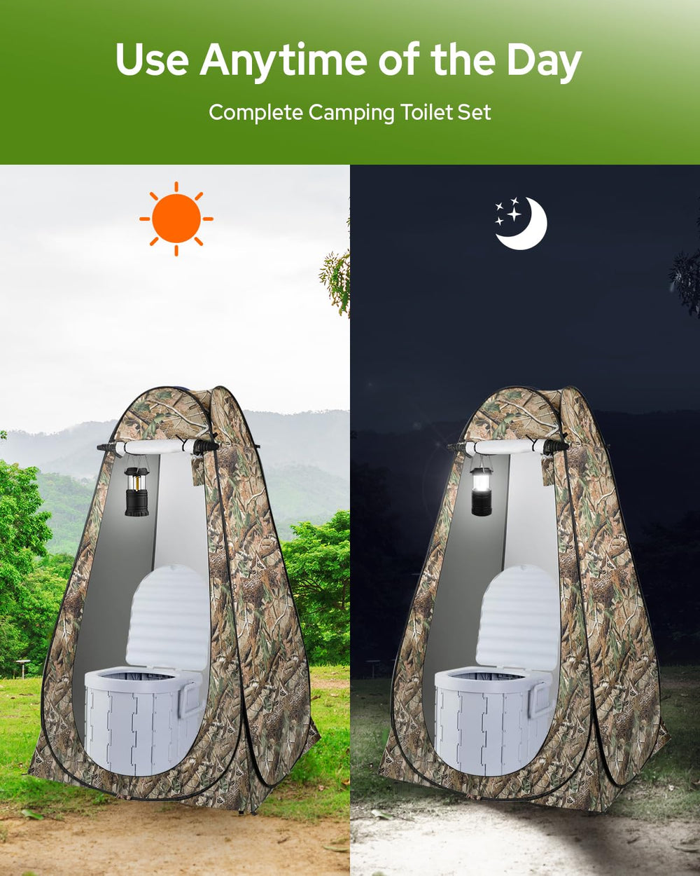 YSR VEF toilet bags help keep waste contained for camping
