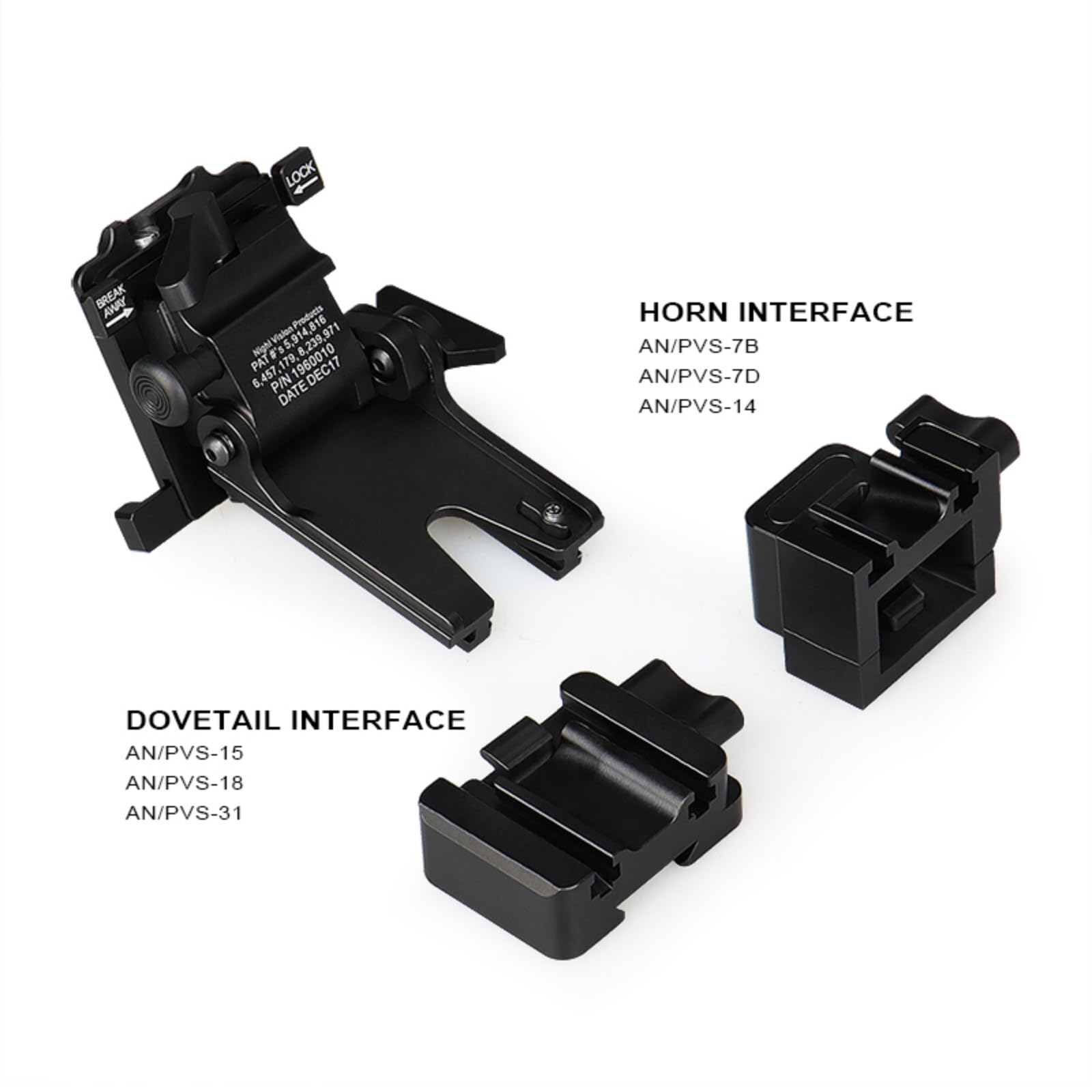 YSS NVG mount CG balance reduces forward tilt for comfort
