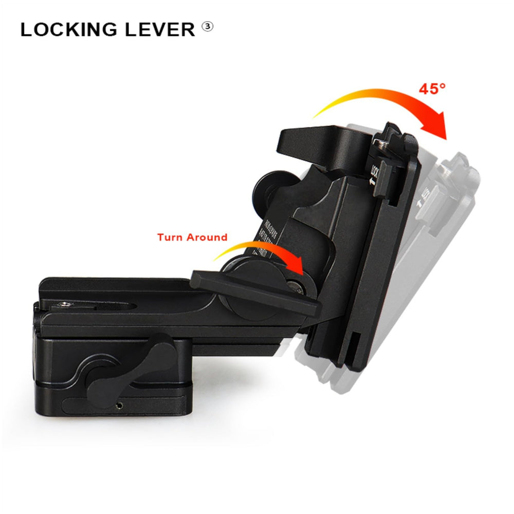 YSS NVG mount low profile folded design prevents snagging
