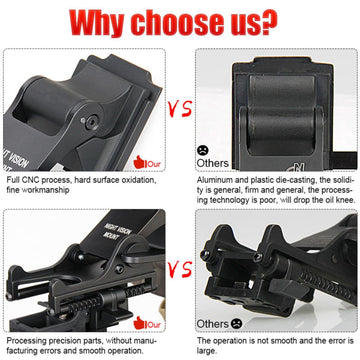 Lightweight design reduces fatigue during extended night operations.