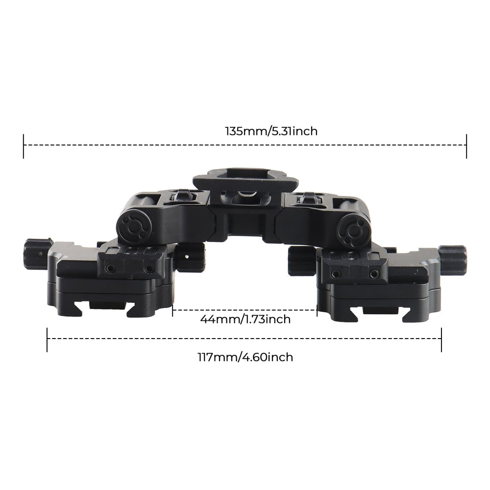 YSS PVS-14 bridge mount quick-release feature supports tool-free adjustments
